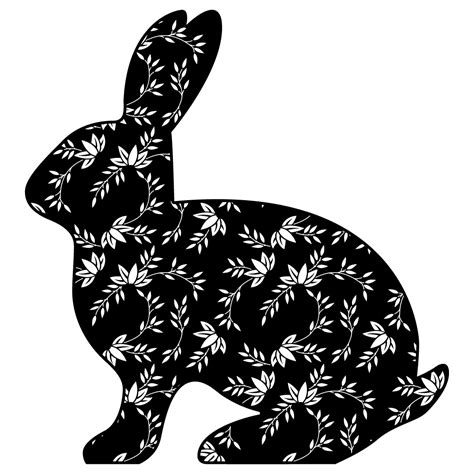 Bunny Silhouette Svg Free | Free SVG Cut Files. Create your DIY projects using your Cricut ...