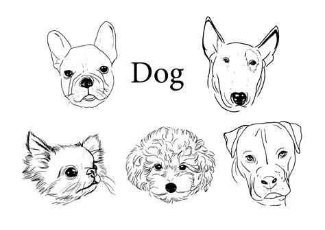 Puppy Black And White Clipart