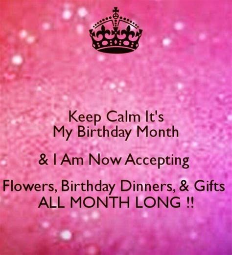 Quotes Its My Birthday Month - ShortQuotes.cc