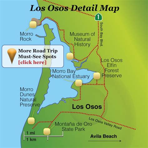 Los Osos California Map – Map Vector