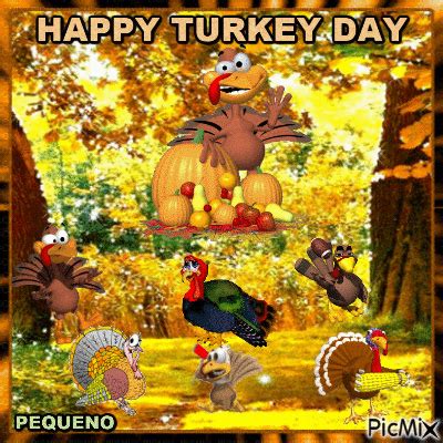 HAPPY TURKEY DAY - Free animated GIF - PicMix