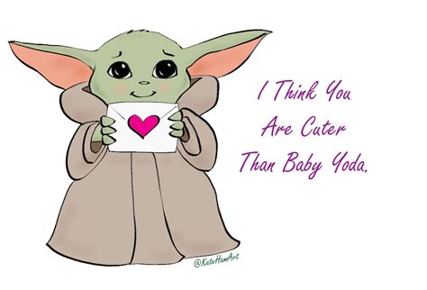 Baby yoda valentines card images | babyyodaabout