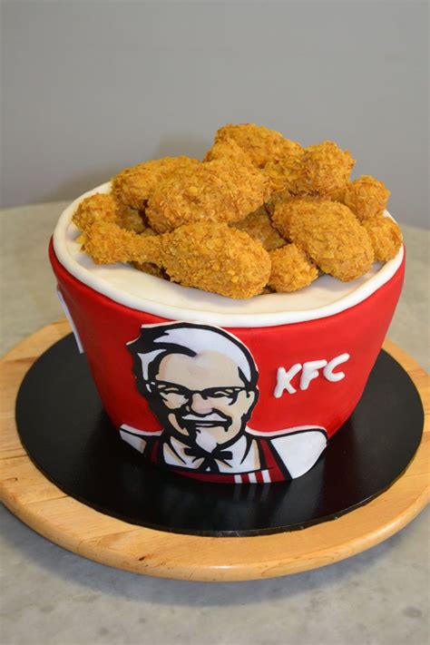 Kfc Bucket Cake | Kfc cake, Crazy cakes, Cake frosting designs