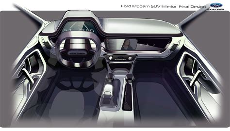 Ford Modern SUV Interior Design :: Behance