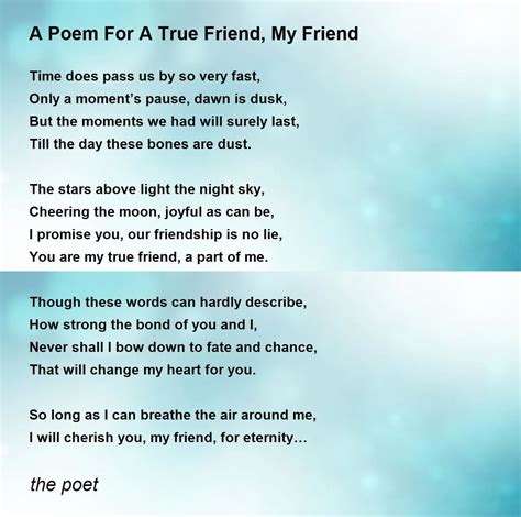 Thank You For Your Friendship Poems