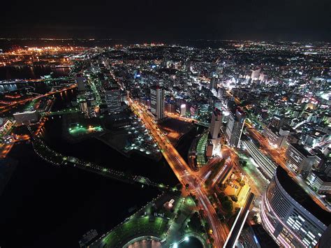 Yokohama Night View by Takashi Fujimori