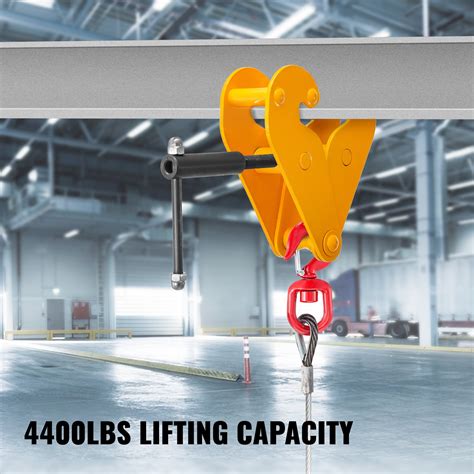 Beam Clamp I Beam Lifting Clamp 4400lbs/2tonheavy Duty Beam Hangers In Yellow | VEVOR US