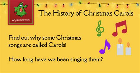 The History of Christmas Carols -- Christmas Customs and Traditions -- whychristmas?com