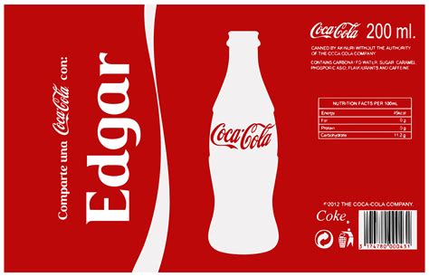 Coca cola bottle label template psd - bapthebig