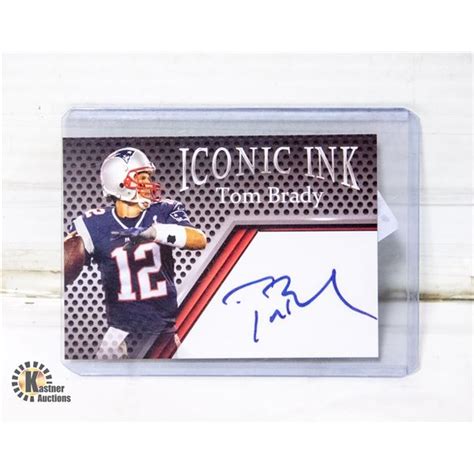 ICONIC INK TOM BRADY AUTOGRAPH EDITION