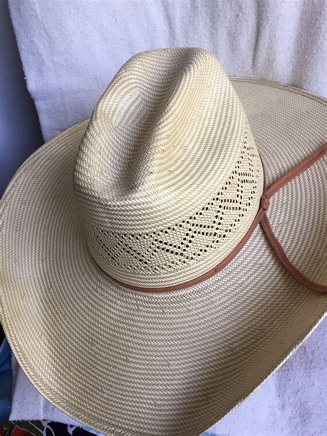 Vintage Stetson Cowboy Hat Authentic Woven USA Made 6.25x8 - Etsy