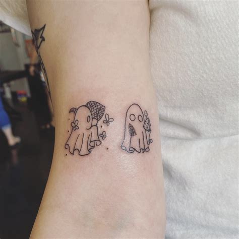 Simple Ghost Tattoo