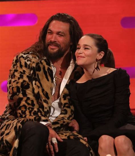 Emilia Clarke Says Jason Momoa Was "Kind" During GoT Sex Scenes