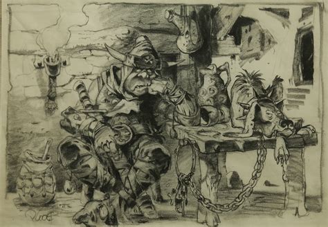 The Black Cauldron Concept Art - ID:fdcauldron01 | Van Eaton Galleries