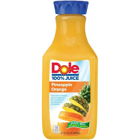 Dole Pineapple Orange 100% Juice, 59 Fl. Oz. - Walmart.com - Walmart.com