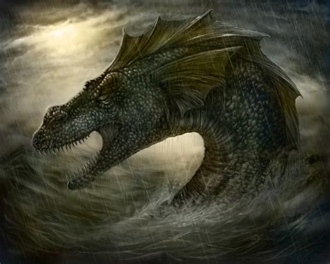 Sea Serpent by TamplierPainter on DeviantArt