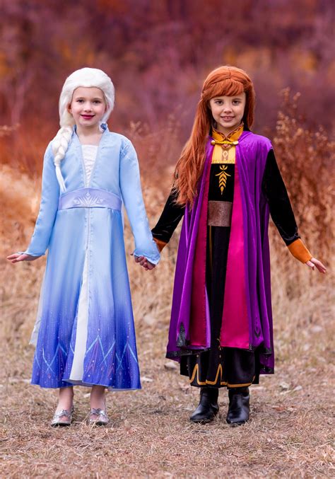 Frozen 2 Prestige Elsa Girls Costume