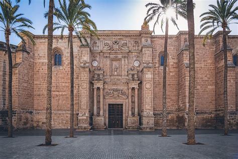 HD wallpaper: almeria, cathedral, medieval, architecture, spain, door, stone | Wallpaper Flare