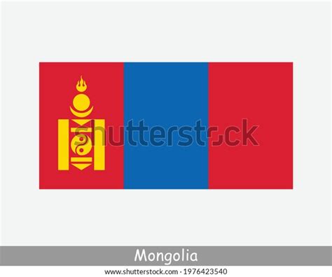 National Flag Mongolia Mongolian Country Flag Stock Vector (Royalty Free) 1976423540 | Shutterstock