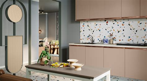 Sophisticated Kitchen Design with Beige Cabinets