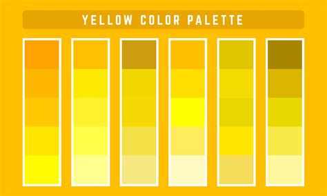 Yellow Color Palette Vector Art, Icons, and Graphics for Free Download