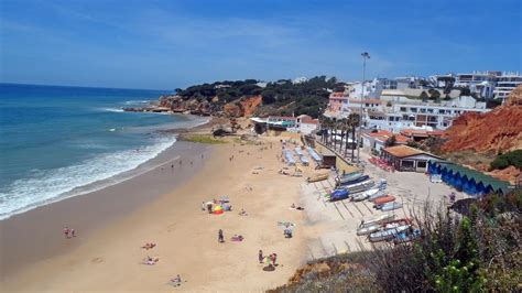 Praia Olhos de Água (Albufeira) Algarve - YouTube