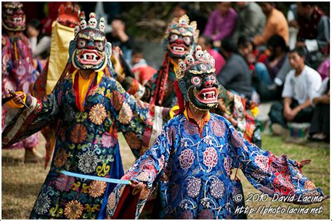 Travel Photo Gallery - Mask Dancers, Cham Dance, India