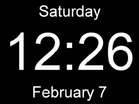 Huge Clock Screensaver by Mike Robinson