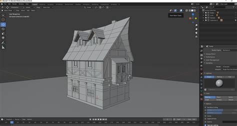 Medieval House Blender 3D Model free 3D model | CGTrader