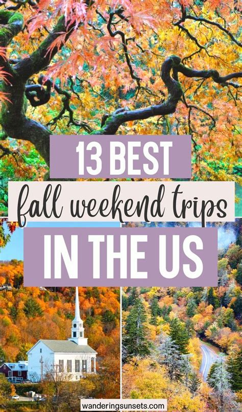 13 fall foliage weekend getaways in the us – Artofit