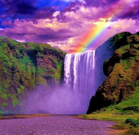 .majestic. t (With images) | Waterfall, Rainbow waterfall, Nature