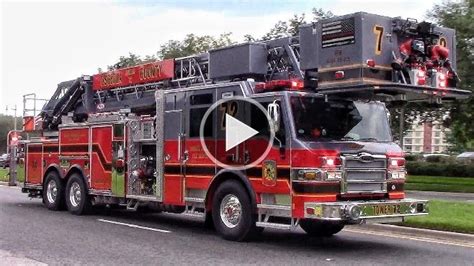 Fire Trucks Responding Compilation