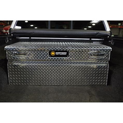 Northern Tool 60in. Locking Chest Truck Box-Diamond Plate Aluminum,Wide ...