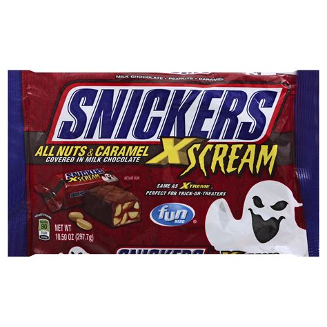 Snickers Xscream Halloween Fun Size Candy Bag 10.5 oz | Shipt