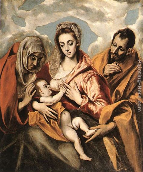 El Greco Holy Family Painting | Best Paintings For Sale