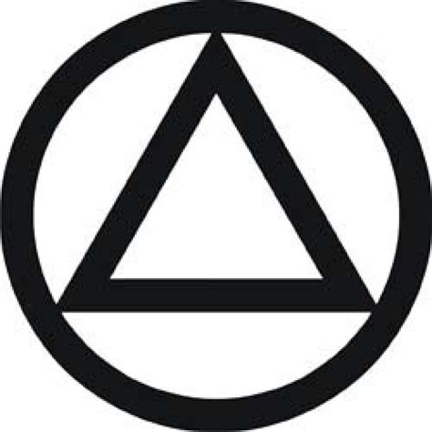 AA Triangle in Circle Logo - LogoDix