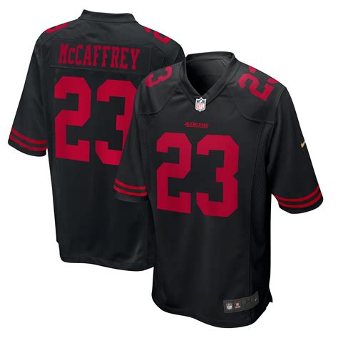 Men's San Francisco 49ers Christian McCaffrey Nike Black Fashion Game Jersey