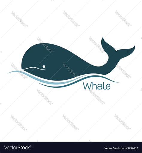 Whale icon Royalty Free Vector Image - VectorStock