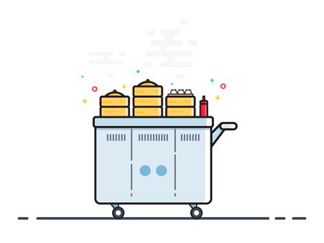 Dim Sum Cart by Vy Tat on Dribbble