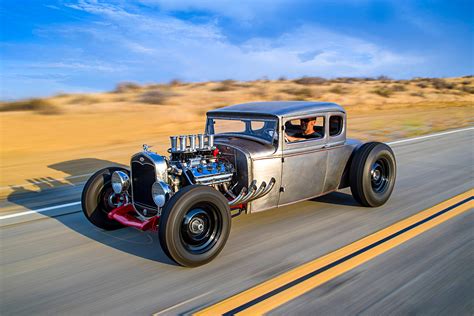 There’s a Race Car Hidden Inside this Bare-Metal Hemi-Powered 1931 Ford Model A Coupe - Hot Rod ...