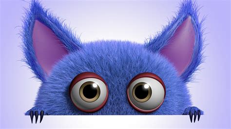 🔥 Free Download 3d Funny Monster Cartoon Cute Fluffy Smile Character by @tmatthews61 ...