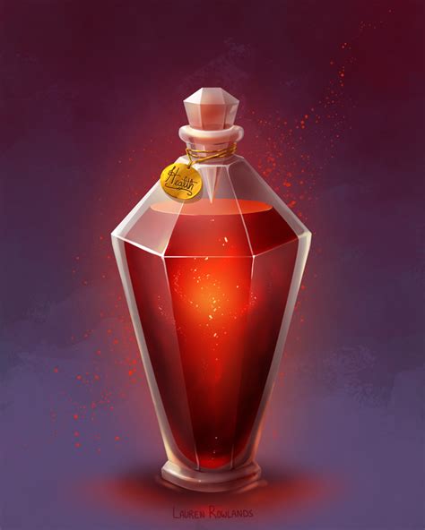 Enter the LAiR — larndraws: Potion of Healing | Magic bottles, Bottle drawing, Fantasy props