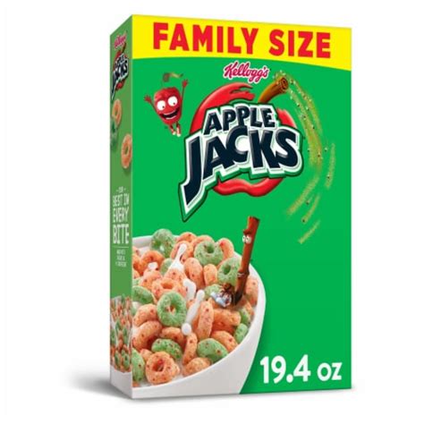 Kellogg's® Apple Jacks Family Size Cereal, 19.4 oz - Kroger