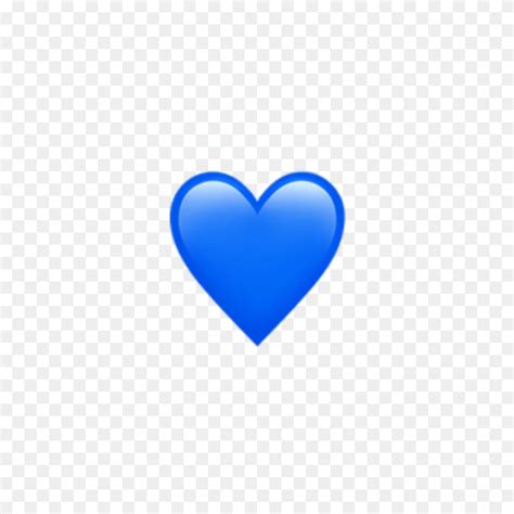 Blue Heart Hearts Emoji Apple Imoji Applemoji - Blue Heart Emoji PNG ...