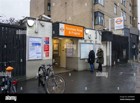 The entrance to Finchley Road & Frognal railway station, London, UK Stock Photo - Alamy