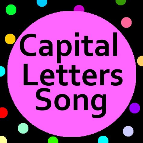 Teach young learners when to use capital letters a fun Capital Letters song (lyrics included ...