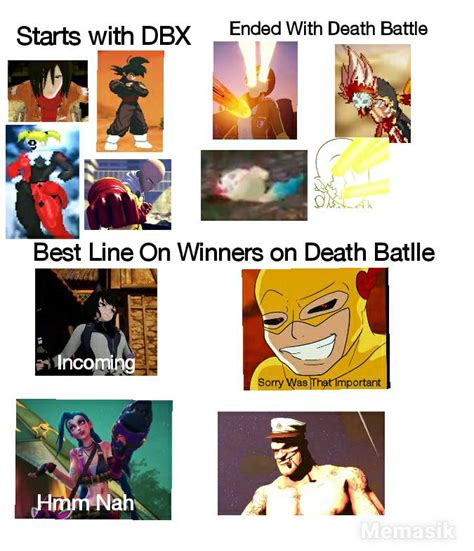 DBX × Death Battle Meme : deathbattle