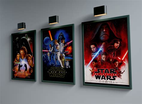 Pack Star Wars Posters / Movie Posters / Digital Copies / 9 Printable Posters - Etsy