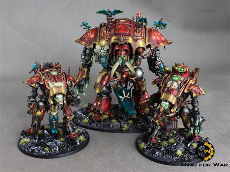 40k - Chaos Knights - Minis For War Painting Studio