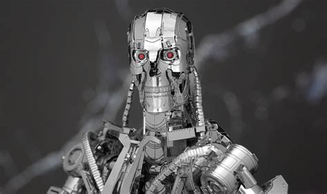 Terminator T-800 Endoskeleton Metal Earth Premium Series | 3D Metal ...